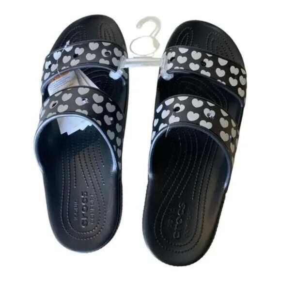 Crocs Heart Print Sandals Men\'s Size 15 Shoes NEW main image 6